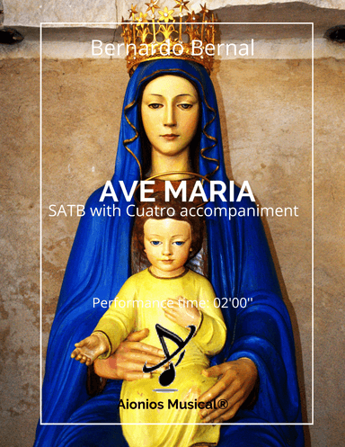 Ave Maria - SATB with Cuatro accompaniment