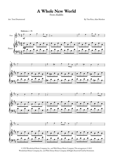 A Whole New World (arr. Tom Drummond)