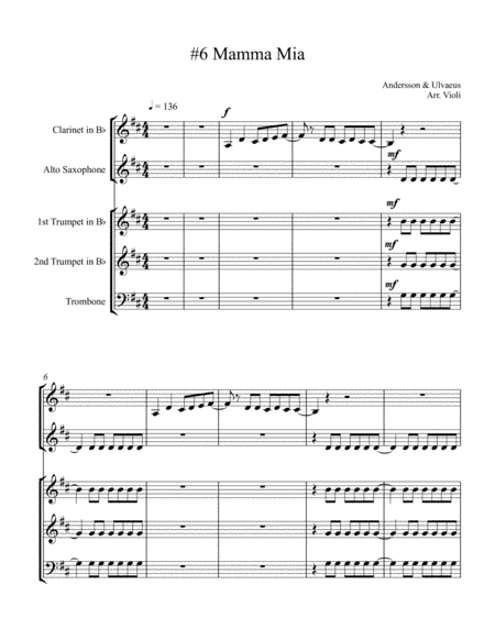 Mamma Mia (arr. Jenna Violi)