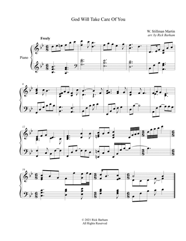 God Will Take Care Of You (arr. Rick Barham)