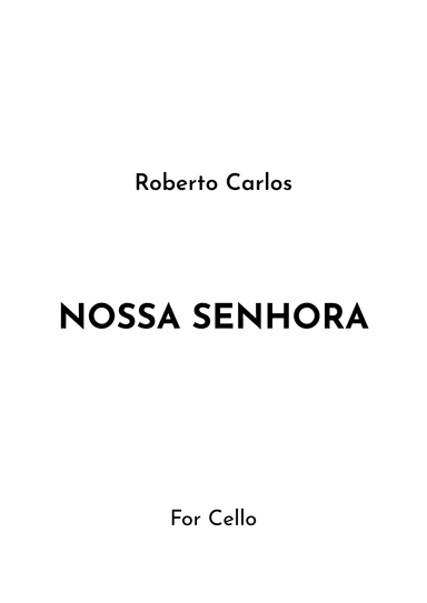 Nossa Senhora (arr. Jireh J.)