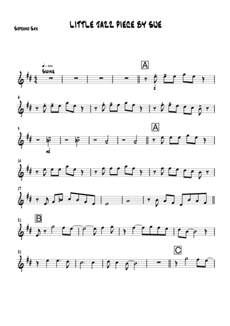 we are a swing band - little jazz piece