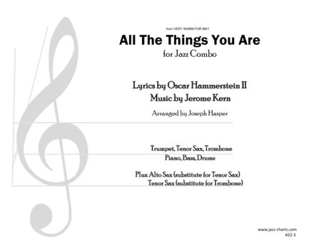 All The Things You Are (arr. Joe Hasper)