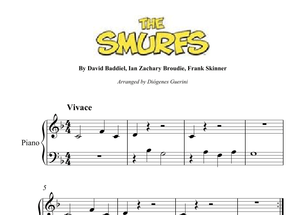 The Smurfs Are Coming Home (arr. Diógenes Guerini)