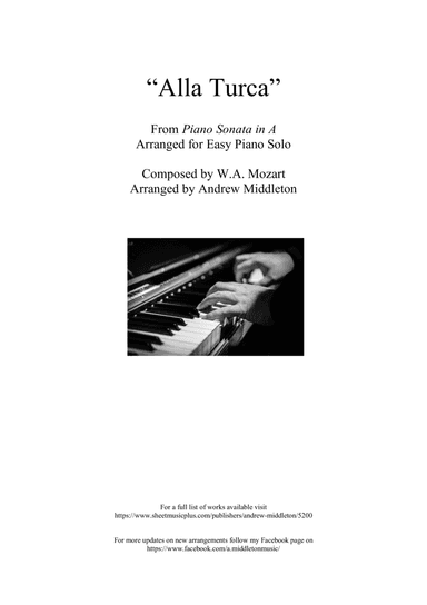 18 Classical Solos for Easy Piano (arr. Andrew Middleton)