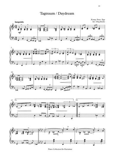 Daydream (Piano Collection fuer Entertainer)