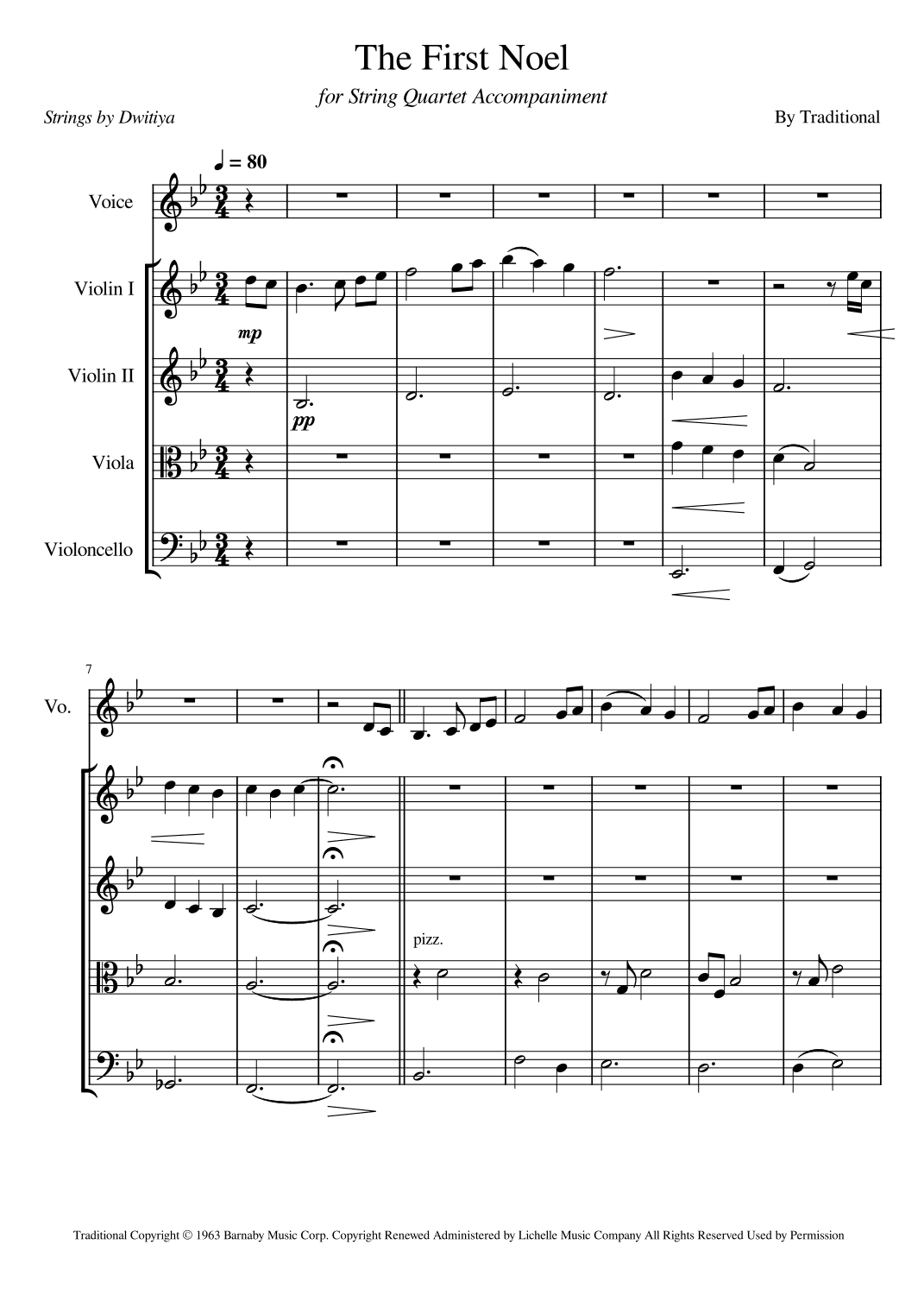 The First Noel (arr. Dwitiya)