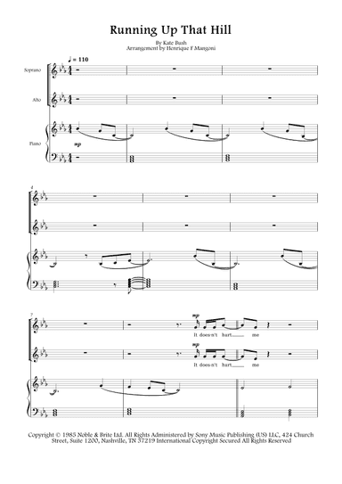 Running Up That Hill (arr. Henrique F Mangoni)