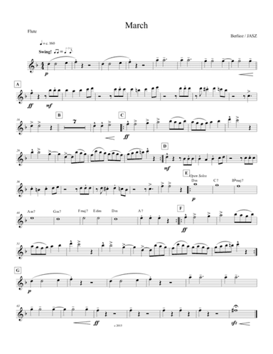 March to the Scaffold - Flute (C part) (arr. Julie Ann Stenberg Zeidel)