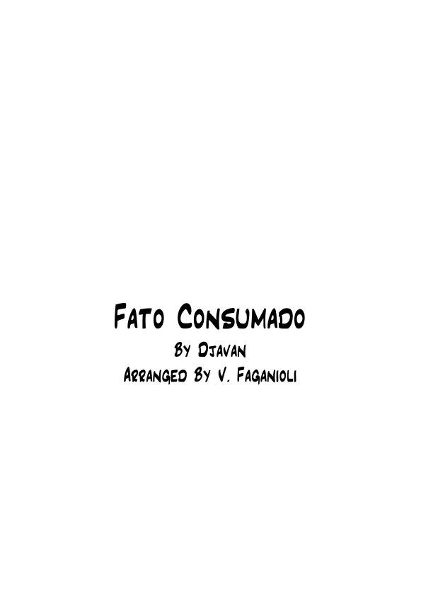 Fato Consumado (arr. Valdeci Faganioli)