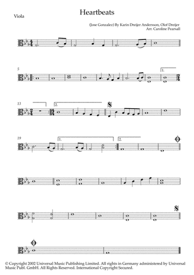 Heartbeats (arr. Caroline Pearsall)