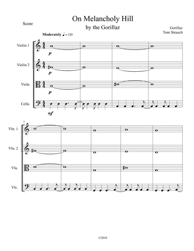 On Melancholy Hill (arr. Tom Strauch)