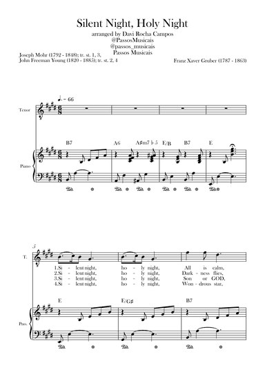 Silent Night, Holy Night (arr. Davi Rocha Campos)