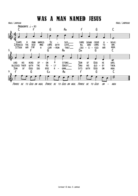 WAS A MAN NAMED JESUS