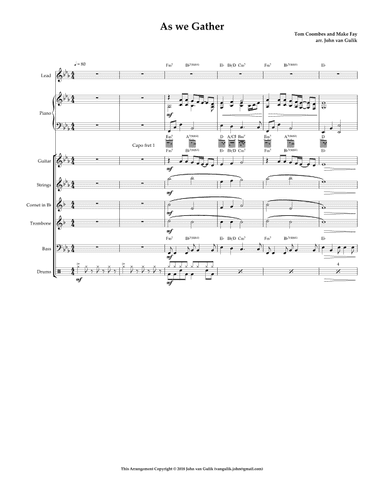 As We Gather (arr. John van Gulik)