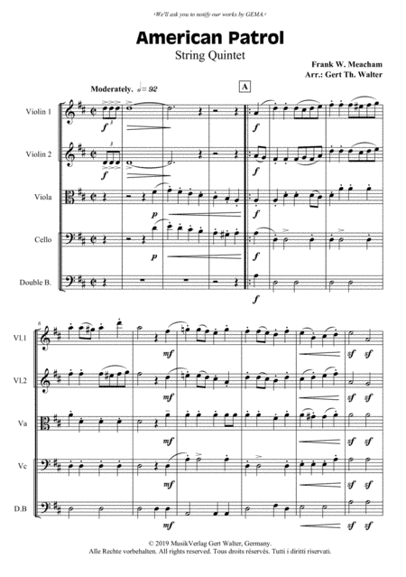 American Patrol (arr. Gert Th. Walter)