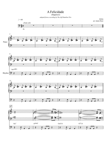 A Felicidade (arr. Jamie Dyer)