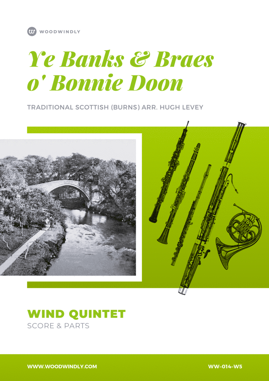 Ye Banks and Braes o Bonnie Doon/The Caledonian Hunt's Delight - Wind Quintet (arr. Hugh Levey)