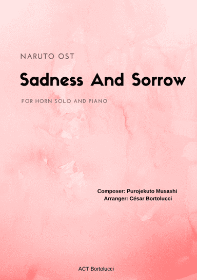 Sadness And Sorrow (arr. César Bortolucci)