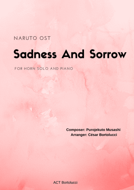 Sadness And Sorrow (arr. César Bortolucci)