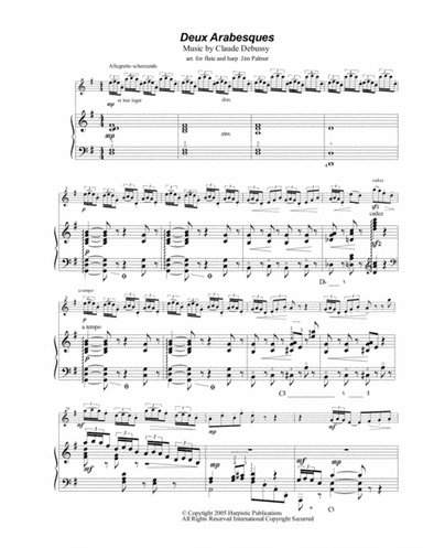 Second Arabesque for flute and harp (arr. Jim Palmer)