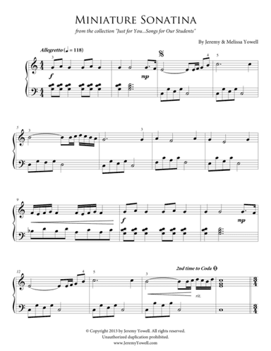 Miniature Sonatina