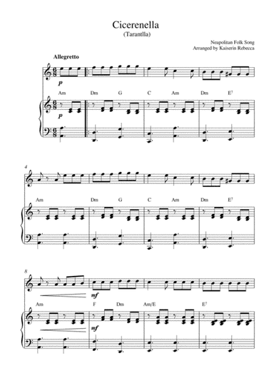 Cicerenella (Tarantlla) (arr. Kaiserin Rebecca)