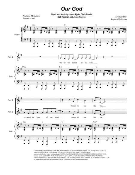 Our God (arr. Stephen DeCesare)