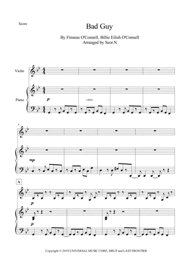 Bad Guy (arr. Seor.N)