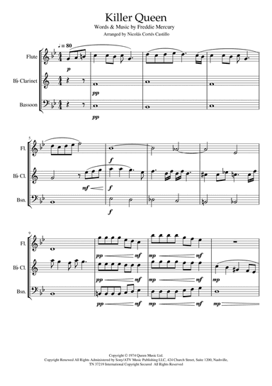 Killer Queen (arr. Nicolás Cortés Castillo)