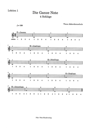 Einführung zum Noten lernen / Lektion 1