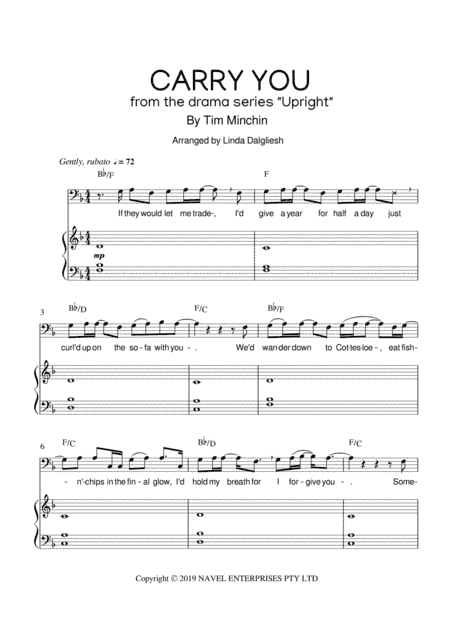 Carry You (arr. Linda Dalgliesh)