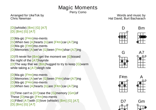 Magic Moments (arr. UkeTok)