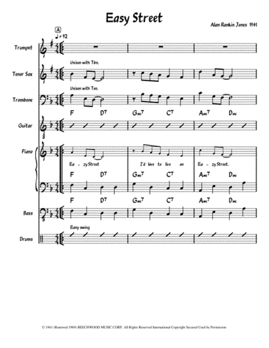 Easy Street (arr. Jim Ivy)