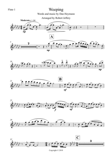 Weeping (arr. Robert Jeffery)