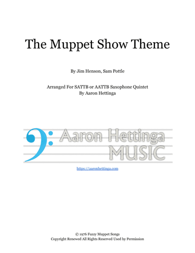 The Muppet Show Theme (arr. Aaron Hettinga)