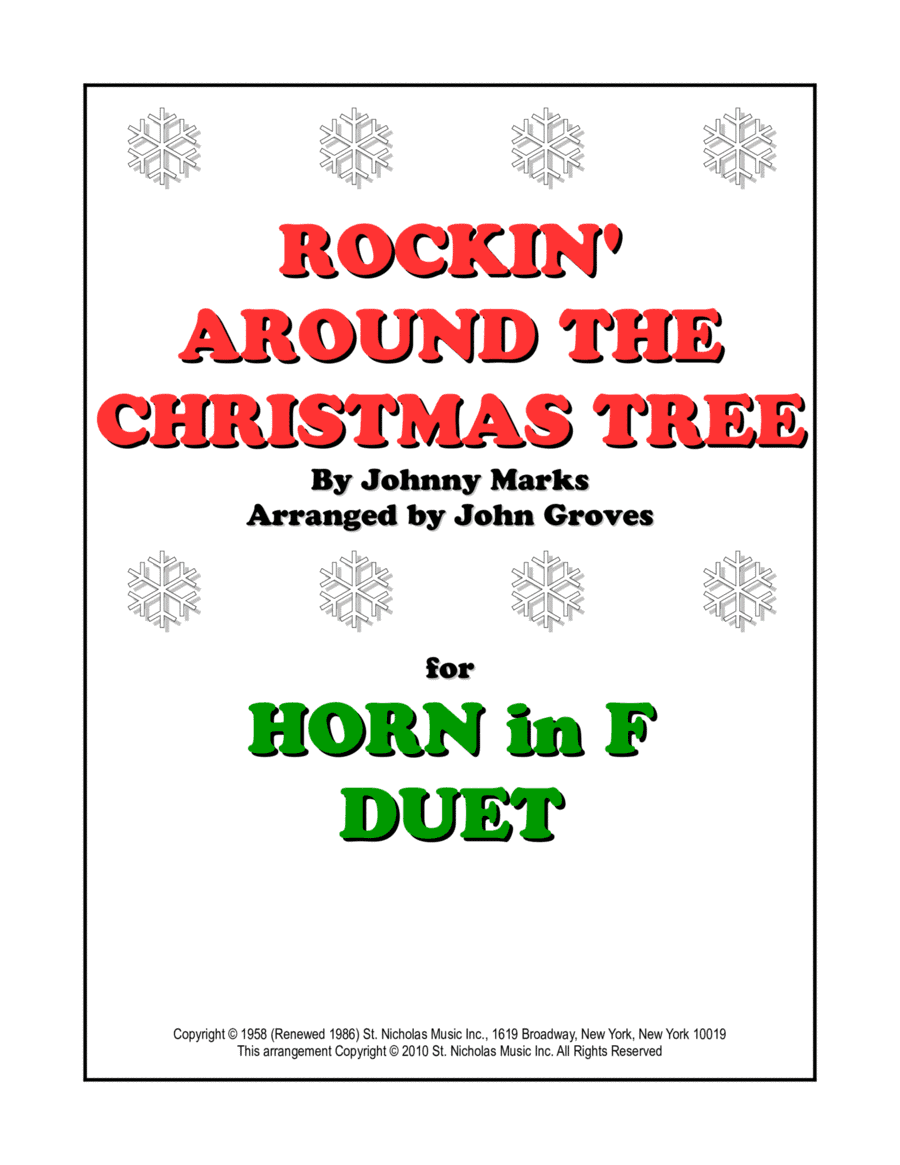 Rockin' Around The Christmas Tree (arr. John Groves)