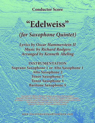 Edelweiss (arr. Kenneth Abeling)