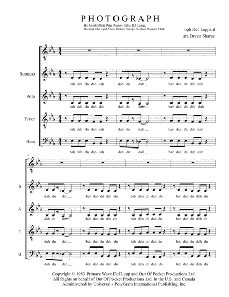 Photograph (arr. Bryan Sharpe)