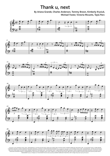 Thank U, Next (arr. Funtom)