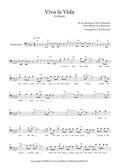 Viva La Vida (arr. Cadu Barcelos)