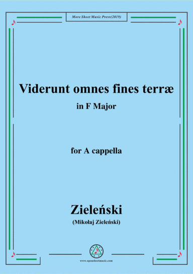 Zielenski-Viderunt omnes fines terræ,in F Major,for A cappella (arr. MSM)