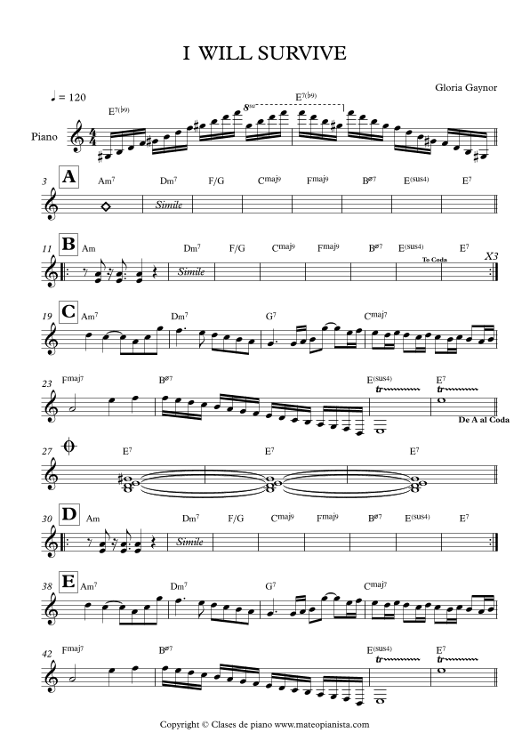 I Will Survive (arr. Mateo Aguilar)