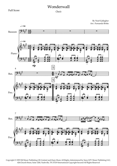 Wonderwall (arr. Fernando Britto)