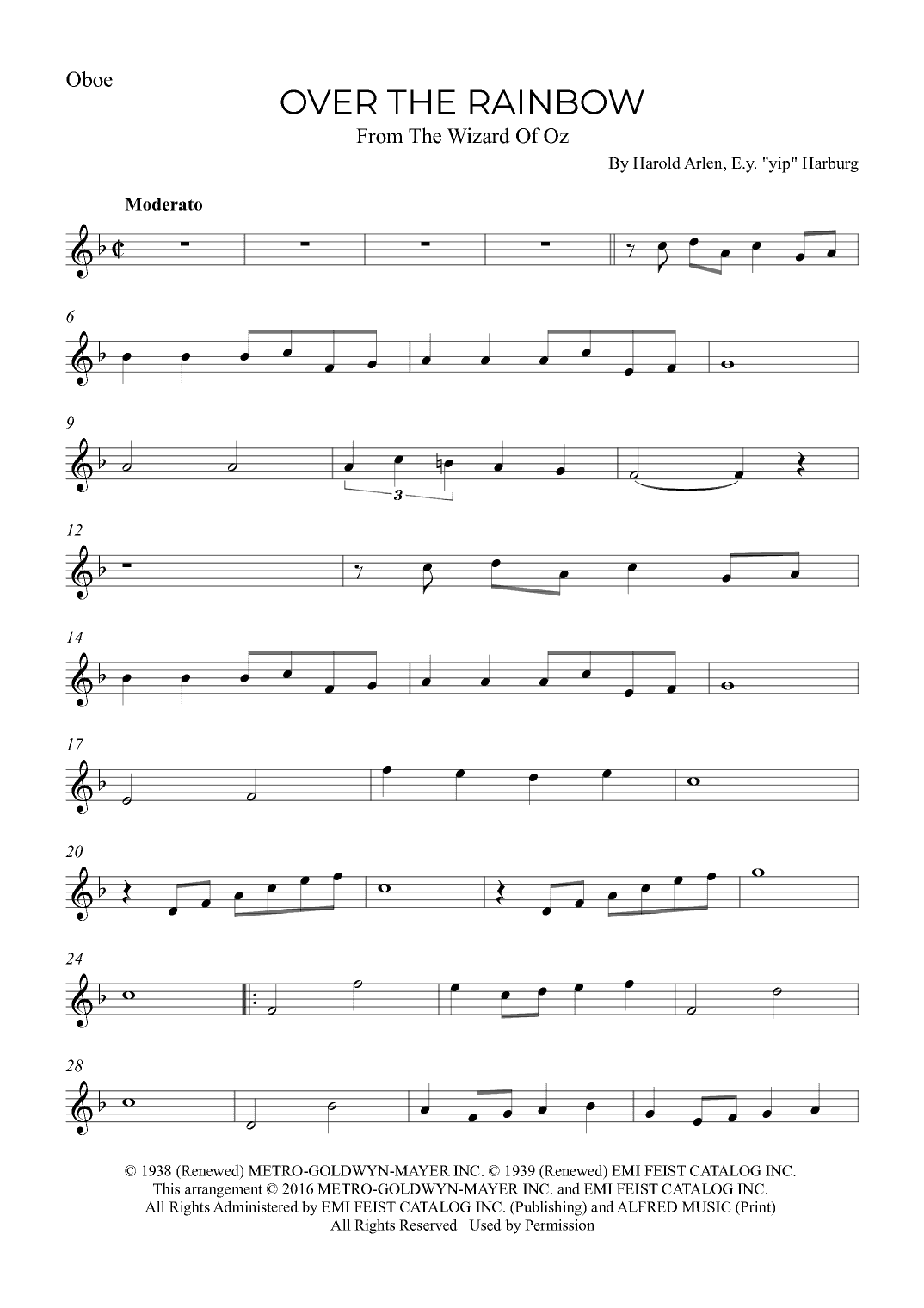 Over The Rainbow (arr. Alex Nunes Rodrigues)
