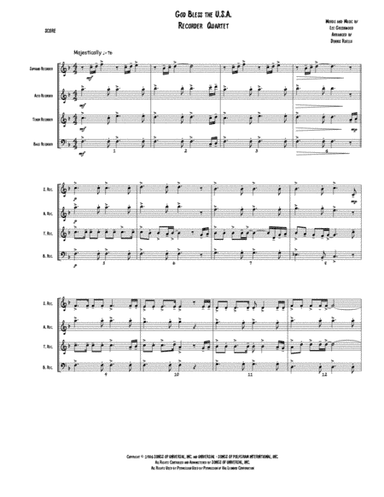 God Bless The U.S.A. (arr. Dennis Ruello)