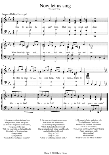 Now let us sing. A new tune to a wonderful Frances Ridley Havergal hymn