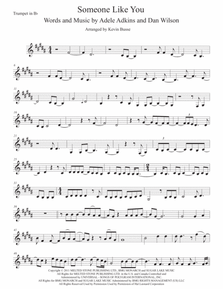 Someone Like You (arr. Kevin Busse)