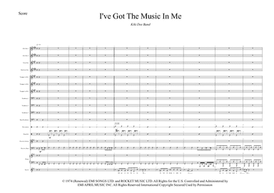 I've Got The Music In Me (arr. Joop Derks)