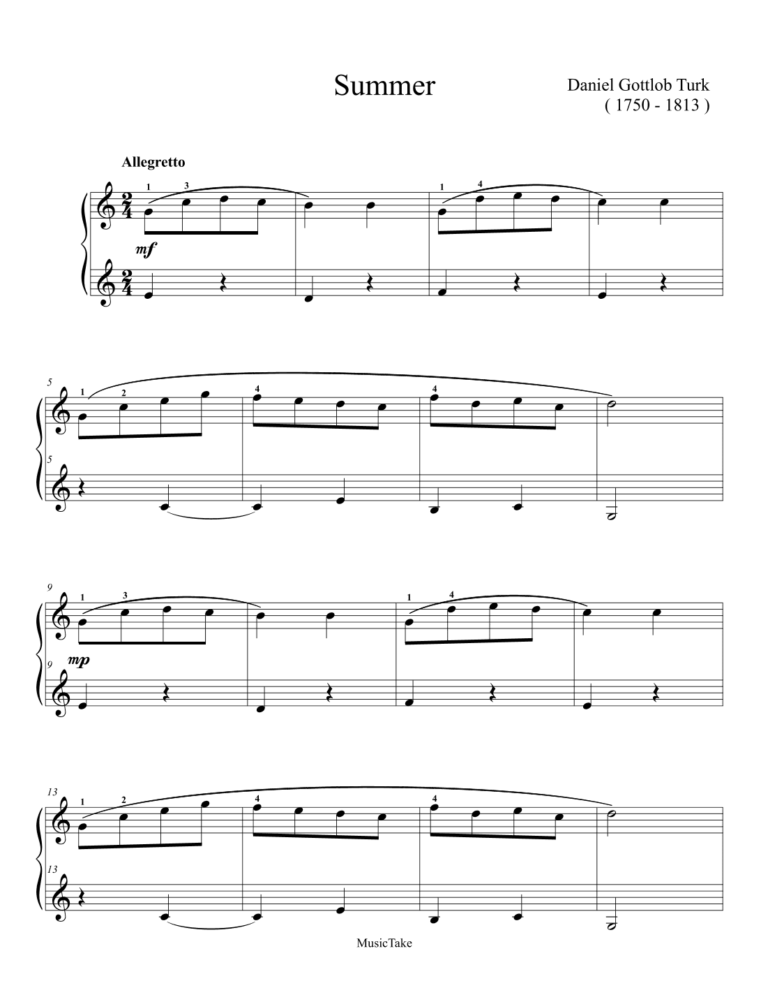 Summer (arr. Ben Choupak)